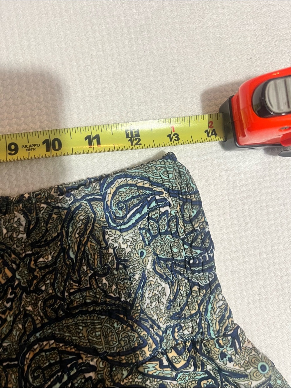Earthbound Trading Wide Leg Paisley Print cinched Waist Pants - size Med. - Picture 7 of 11